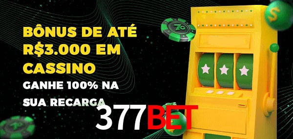 377bet melhor bônus de depósito